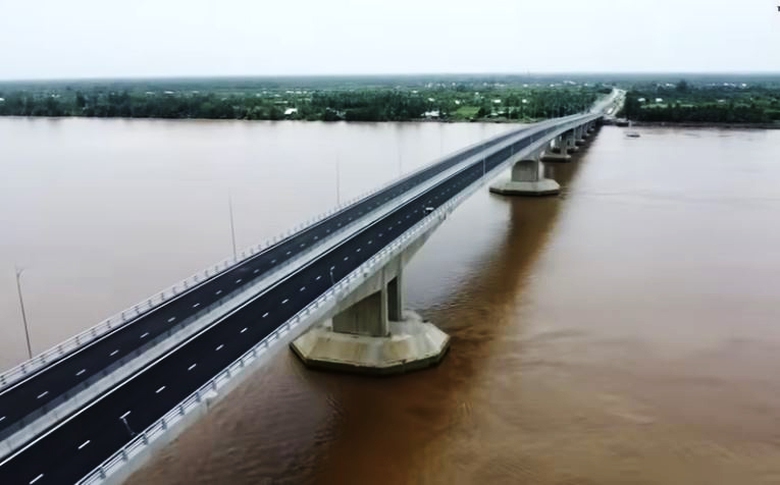 Cầu Đại Ngãi 2 đủ điều kiện thông xe ngày 19/12- Ảnh 1. Cầu Đại Ngãi 2 đủ điều kiện thông xe ngày 19/12- Ảnh 1.