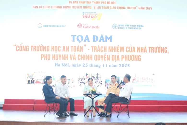 H&agrave; Nội lan tỏa m&ocirc; h&igrave;nh cổng trường học ATGT tới 126 phường, x&atilde;- Ảnh 1.