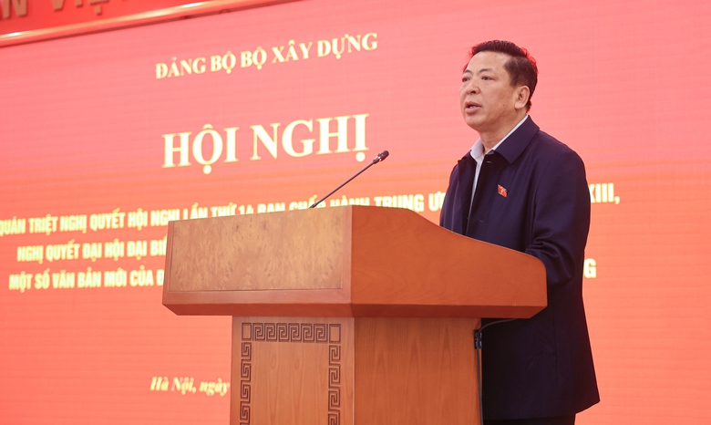 Đảng bộ Bộ X&acirc;y dựng qu&aacute;n triệt c&aacute;c Nghị quyết, văn bản quan trọng của Đảng- Ảnh 1.