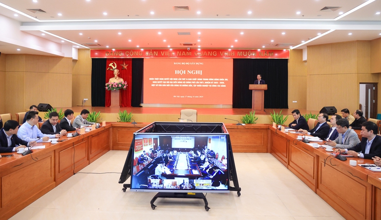 Đảng bộ Bộ X&acirc;y dựng qu&aacute;n triệt c&aacute;c Nghị quyết, văn bản quan trọng của Đảng- Ảnh 2.