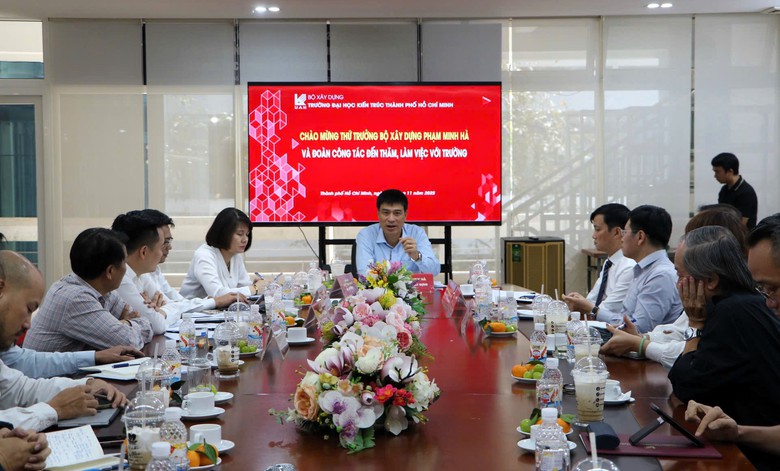 Đại học Kiến tr&uacute;c TP.HCM đ&agrave;o tạo nh&acirc;n lực gắn với thực tiễn ng&agrave;nh X&acirc;y dựng- Ảnh 3.