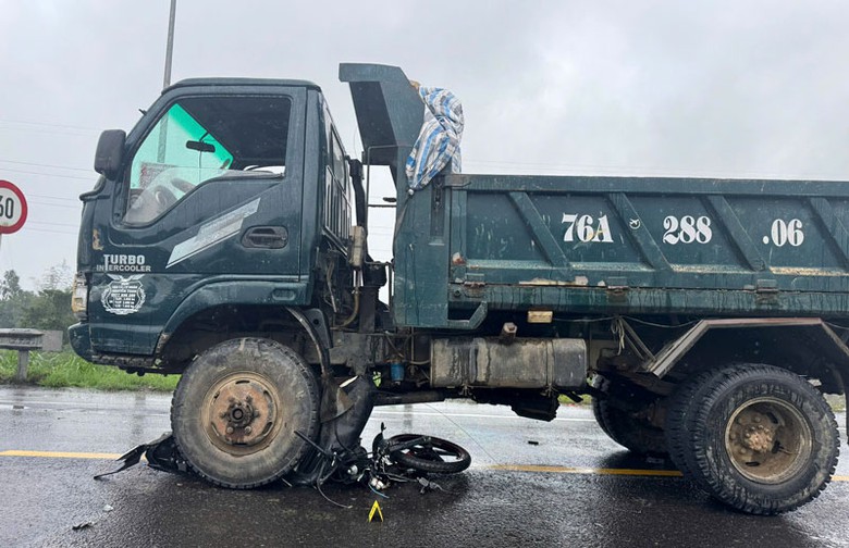 Hiện trường vụ tai nạn.