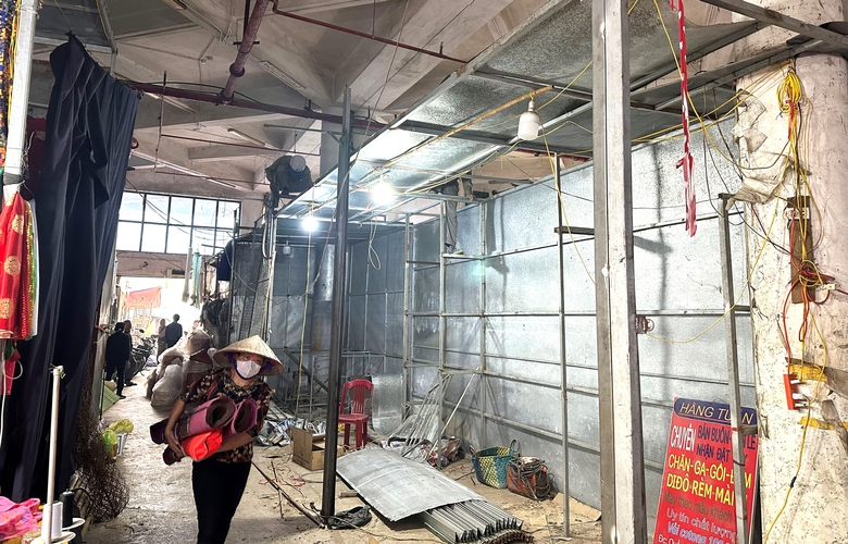 Ninh B&igrave;nh: Chốt phương &aacute;n ph&aacute; dỡ chợ Rồng phục vụ dự &aacute;n trọng điểm- Ảnh 2.