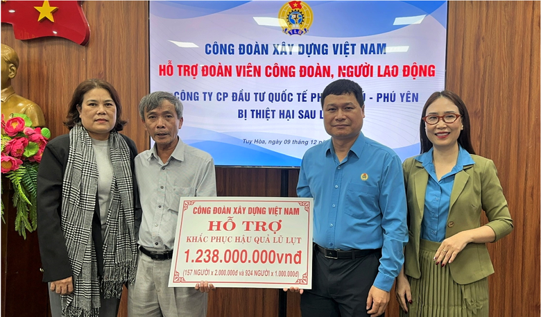 H&agrave;nh tr&igrave;nh nh&acirc;n &aacute;i của C&ocirc;ng đo&agrave;n X&acirc;y dựng Việt Nam đến miền Trung - T&acirc;y Nguy&ecirc;n- Ảnh 1.