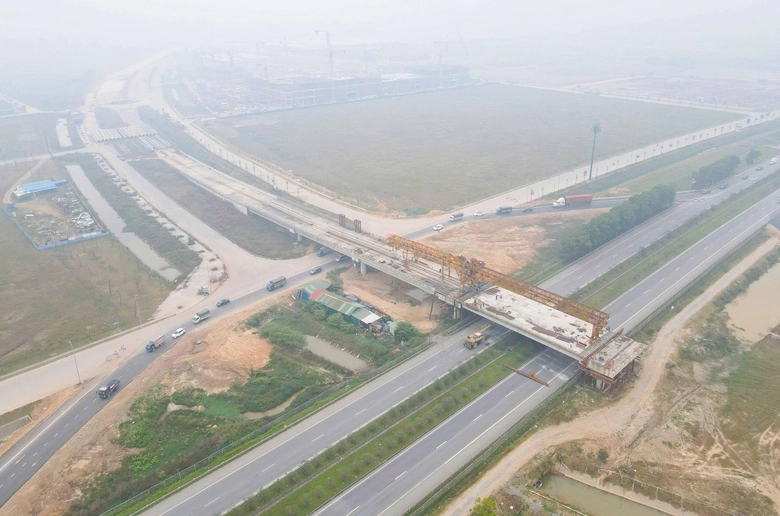 Bắc Ninh: Cầu vượt nối khu c&ocirc;ng nghiệp ở dự &aacute;n đường ngh&igrave;n tỷ đồng sắp về đ&iacute;ch- Ảnh 19.