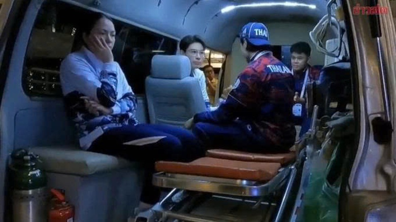 8 vận động viên Thái Lan dự SEA Games 33 nhập viện vì ngộ độc thực phẩm- Ảnh 1. 8 vận động viên Thái Lan dự SEA Games 33 nhập viện vì ngộ độc thực phẩm- Ảnh 1.