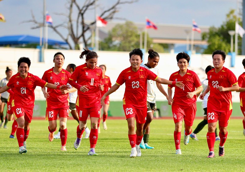 Thắng đậm Indonesia, đội tuyển nữ Việt Nam v&agrave;o chung kết SEA Games 33- Ảnh 1.