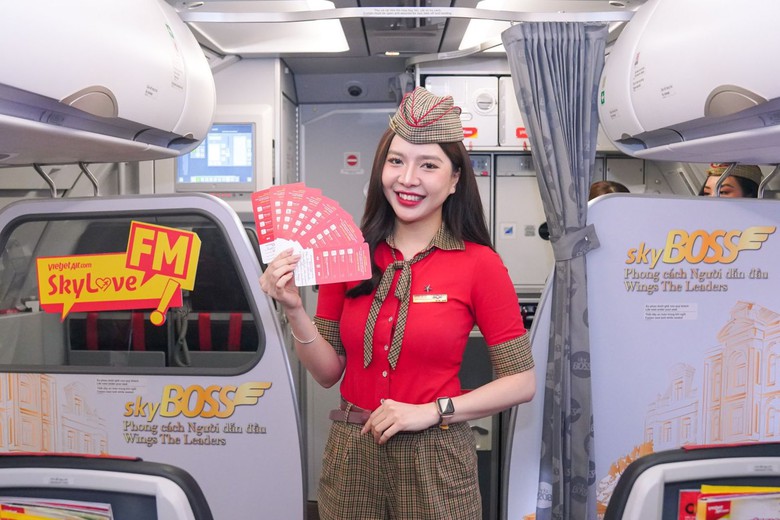 Ngập tr&agrave;n qu&agrave; tặng tr&ecirc;n những chuyến bay Vietjet m&ugrave;a lễ hội Gi&aacute;ng sinh 2025- Ảnh 1.