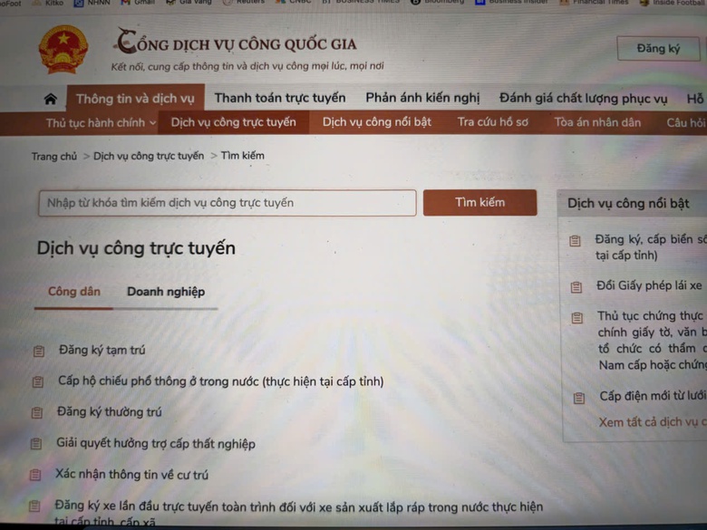 Ng&acirc;n h&agrave;ng Nh&agrave; nước ch&iacute;nh thức cung cấp 32 dịch vụ c&ocirc;ng trực tuyến- Ảnh 1.