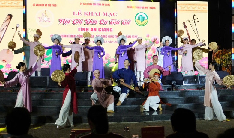 Khai mạc hội thi Đờn ca t&agrave;i tử An Giang năm 2025- Ảnh 1.