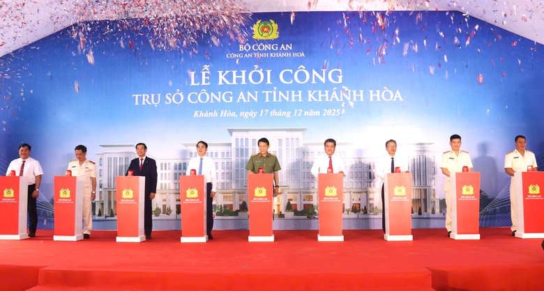 Khởi c&ocirc;ng x&acirc;y dựng trụ sở C&ocirc;ng an tỉnh Kh&aacute;nh H&ograve;a hơn 900 tỷ đồng- Ảnh 2.