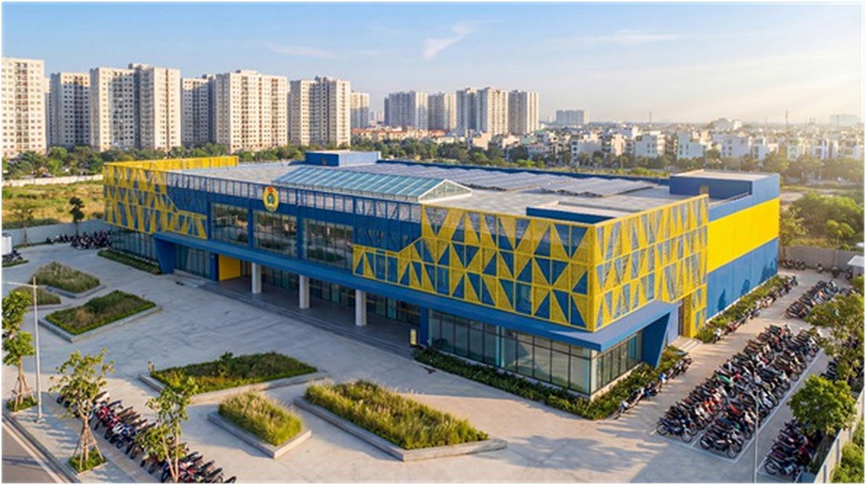 Thiết kế điển h&igrave;nh si&ecirc;u thị, cửa h&agrave;ng tiện &iacute;ch phục vụ c&ocirc;ng nh&acirc;n khu c&ocirc;ng nghiệp- Ảnh 3.