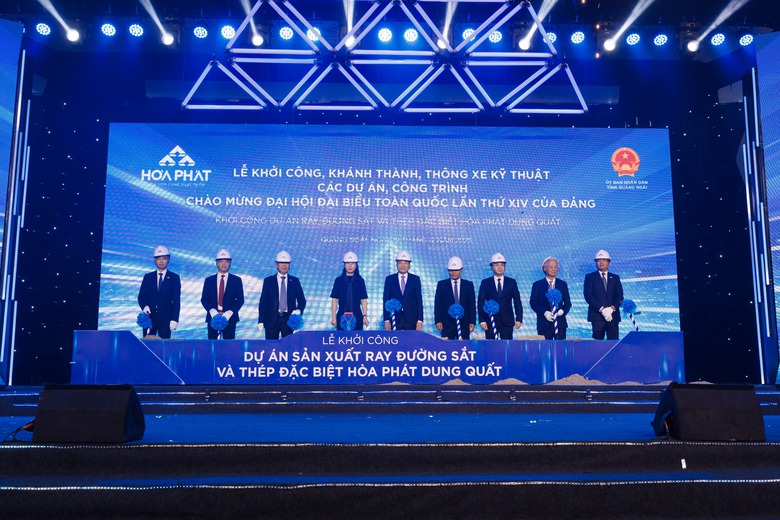 Khởi c&ocirc;ng Nh&agrave; m&aacute;y sản xuất ray đường sắt tốc độ cao hơn 10.000 tỷ đồng- Ảnh 1.