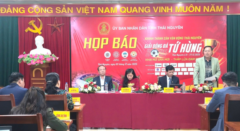 Bốn CLB h&agrave;ng đầu Việt Nam tham gia giải Tứ h&ugrave;ng tại Th&aacute;i Nguy&ecirc;n- Ảnh 1.