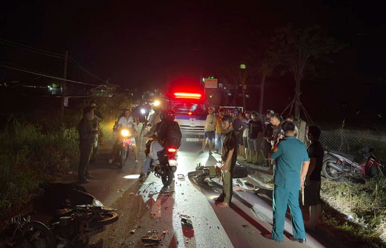 Hiện trường vụ tai nạn - Ảnh: Hà Nguyễn. Hiện trường vụ tai nạn - Ảnh: Hà Nguyễn.