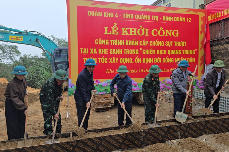 To&agrave;n cảnh c&ocirc;ng tr&igrave;nh &ldquo;chiến dịch Quang Trung&rdquo; tại Khe Sanh sau 7 ng&agrave;y thi c&ocirc;ng thần tốc- Ảnh 12.