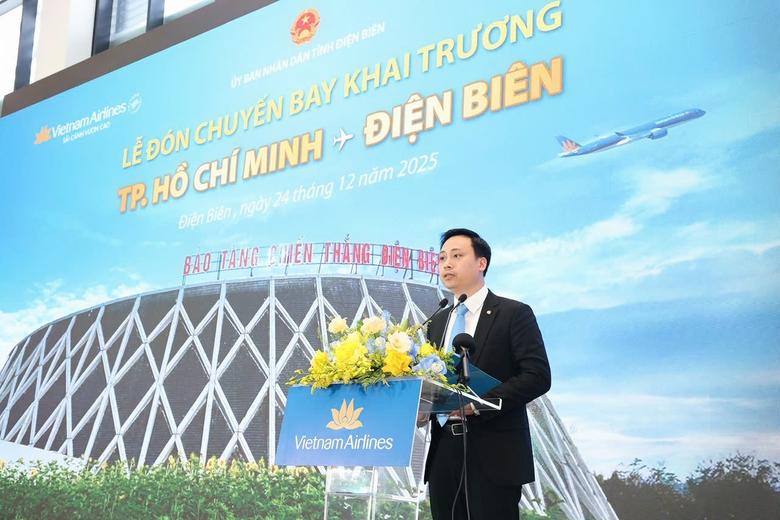 Chuyến bay đầu ti&ecirc;n kết nối TP.HCM - Điện Bi&ecirc;n của Vietnam Airlines ch&iacute;nh thức cất c&aacute;nh- Ảnh 3.