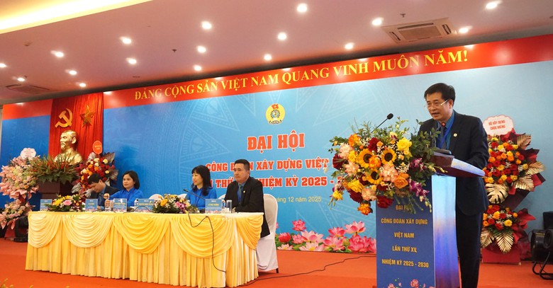 Đại hội XV Công đoàn Xây dựng VN: Hội tụ sức mạnh, tinh thần sáng tạo của người lao động- Ảnh 4. Đại hội XV Công đoàn Xây dựng VN: Hội tụ sức mạnh, tinh thần sáng tạo của người lao động- Ảnh 4.