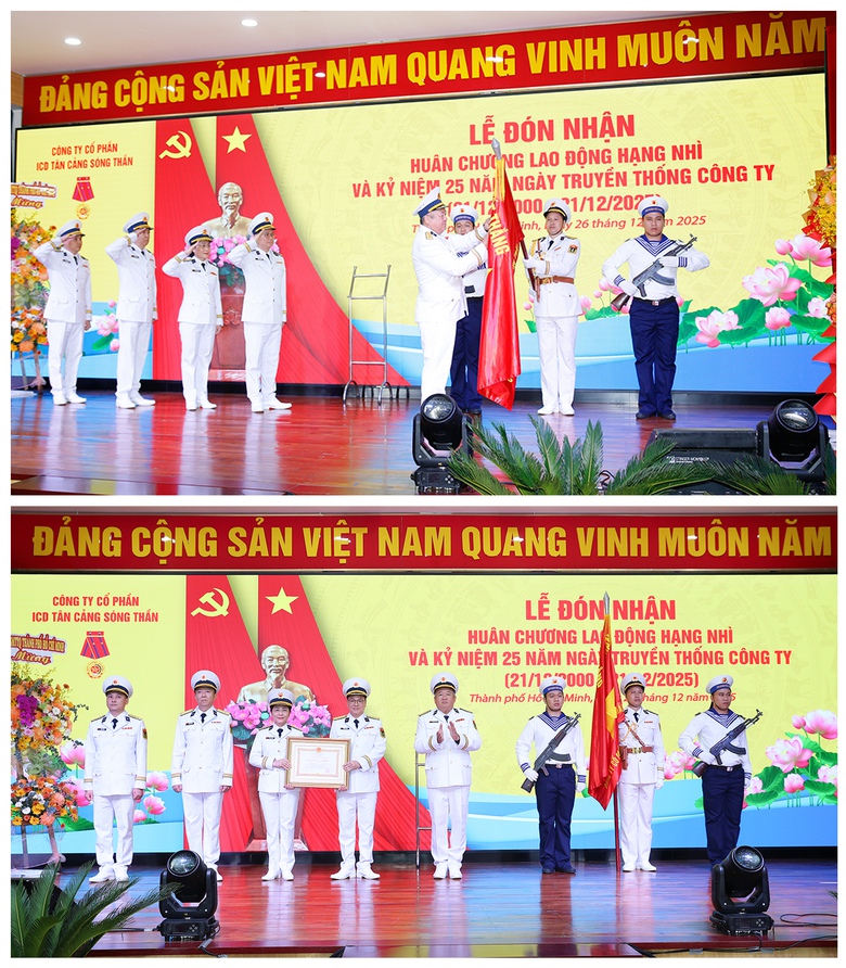 Cảng cạn Tân Cảng Sóng Thần đón nhận Huân chương Lao động hạng Nhì- Ảnh 4. Cảng cạn Tân Cảng Sóng Thần đón nhận Huân chương Lao động hạng Nhì- Ảnh 4.