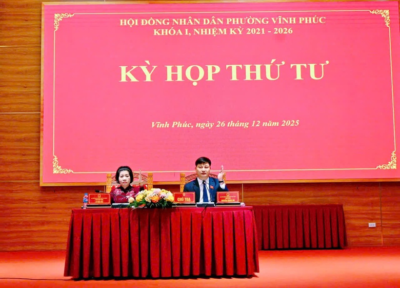 Ph&uacute; Thọ: HĐND phường Vĩnh Ph&uacute;c th&ocirc;ng qua 8 nghị quyết quan trọng ph&aacute;t triển kinh tế- Ảnh 6.