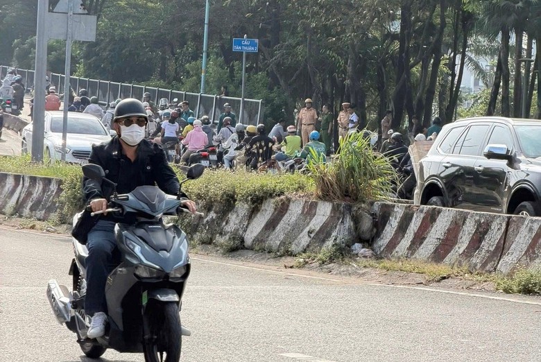 Hiện trường vụ tai nạn.