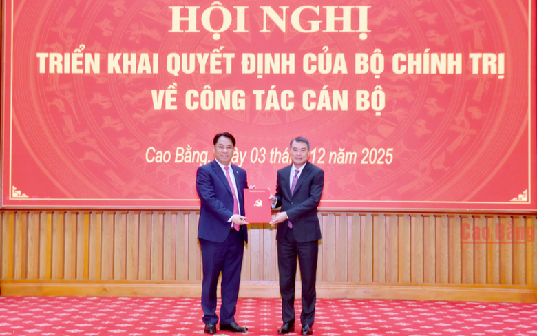 Ph&oacute; Ban Tổ chức Trung ương Phan Thăng An l&agrave;m B&iacute; thư Tỉnh ủy Cao Bằng- Ảnh 1.