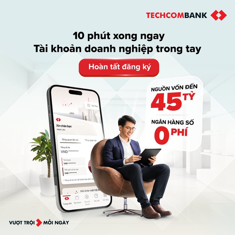 3 l&yacute; do doanh nghiệp n&ecirc;n mở t&agrave;i khoản Techcombank Business- Ảnh 1.