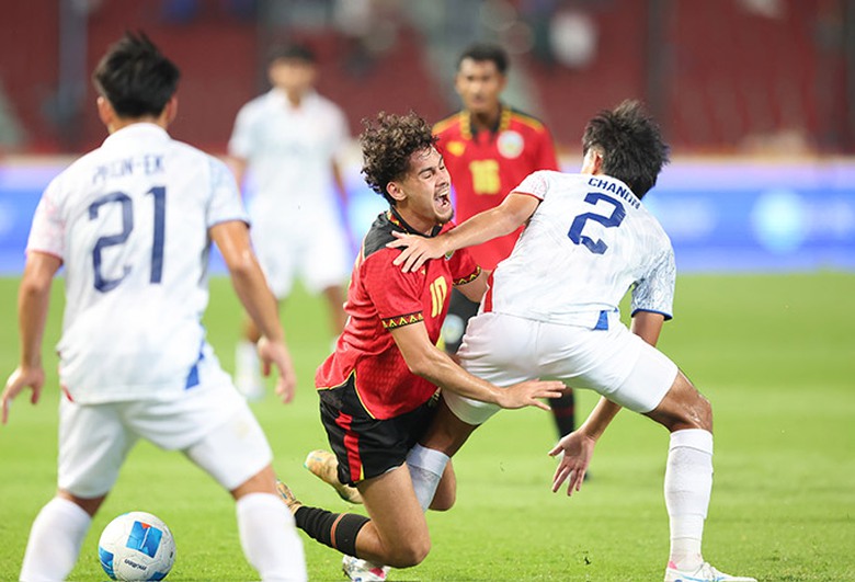 U22 Th&aacute;i Lan thắng đậm Timor Leste ở trận ra qu&acirc;n SEA Games 33- Ảnh 2.