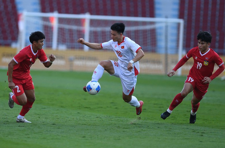 U22 Việt Nam thắng L&agrave;o trong trận ra qu&acirc;n SEA Games 33- Ảnh 2.