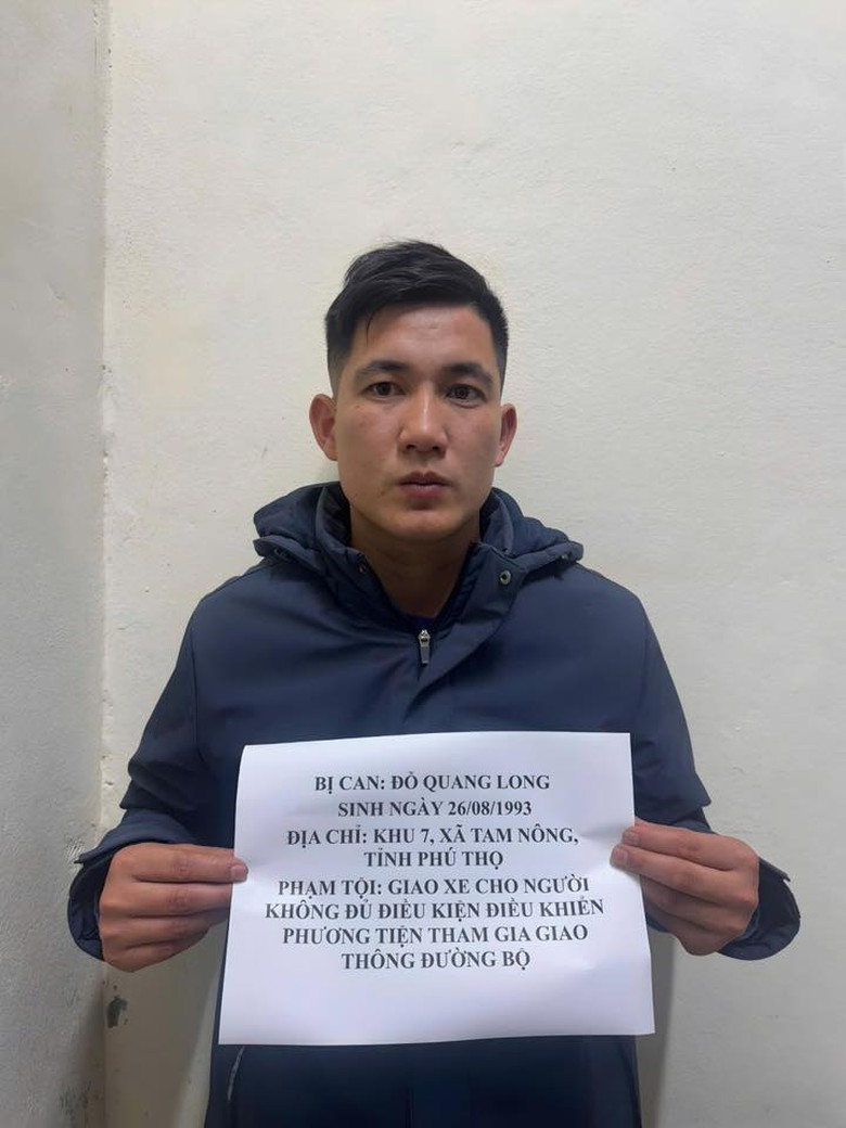 Ph&uacute; Thọ: Khởi tố, bắt tạm giam l&aacute;i m&aacute;y x&uacute;c v&agrave; chủ xe g&acirc;y tai nạn tr&ecirc;n quốc lộ 32- Ảnh 2.