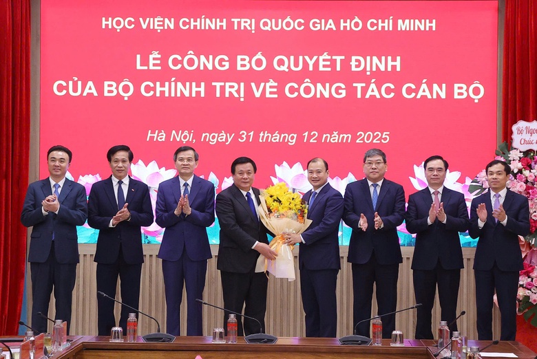 &Ocirc;ng L&ecirc; Hải B&igrave;nh được bổ nhiệm Ph&oacute; gi&aacute;m đốc Học viện Ch&iacute;nh trị quốc gia Hồ Ch&iacute; Minh- Ảnh 2.