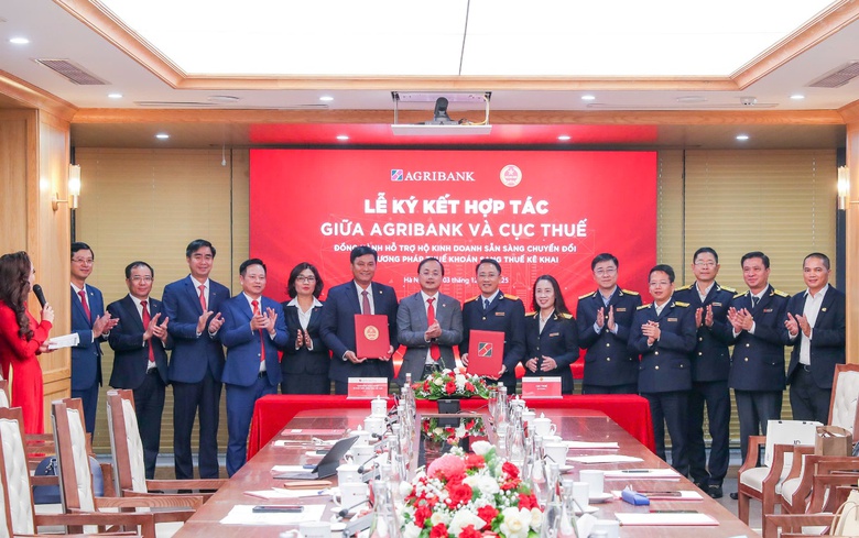 Agribank v&agrave; Cục Thuế đồng h&agrave;nh hỗ trợ hộ kinh doanh chuyển đổi sang thuế k&ecirc; khai- Ảnh 1.