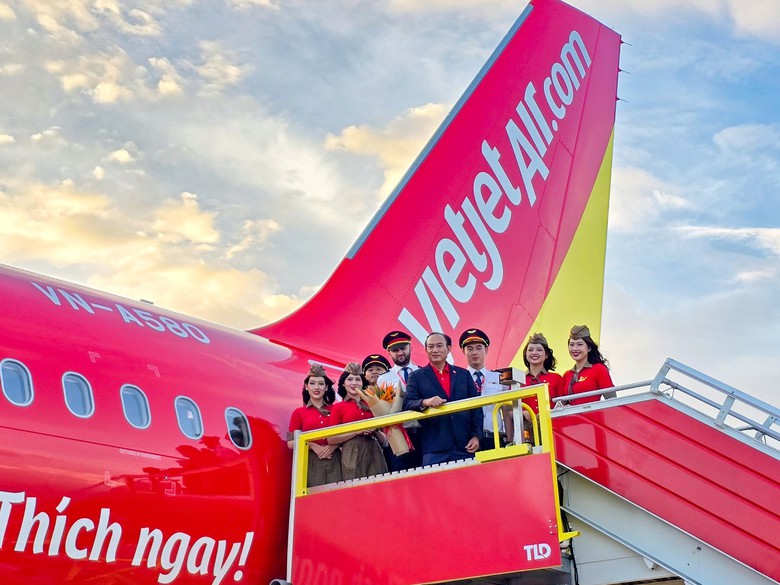 Vietjet lập kỷ lục tiếp nhận 22 t&agrave;u bay trong chưa đầy một th&aacute;ng- Ảnh 1.