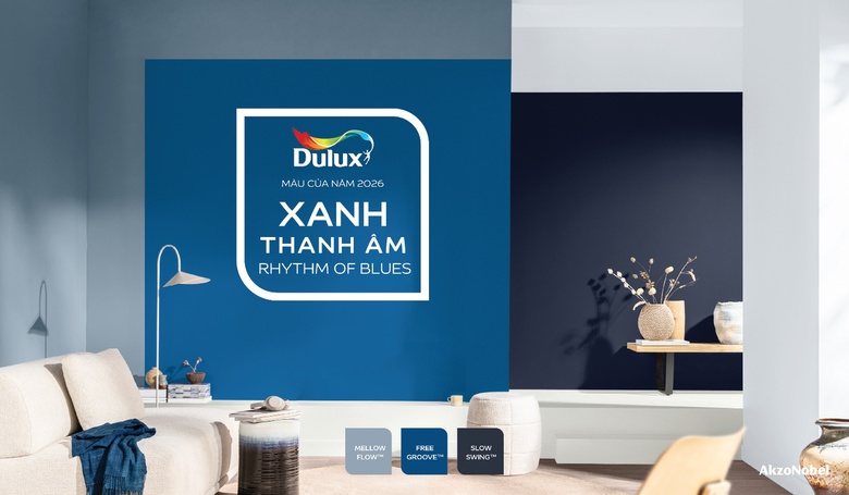 Xanh Thanh &acirc;m - M&agrave;u Dulux của năm 2026: Bộ ba sắc xanh đ&aacute;nh thức nhịp điệu cuộc sống- Ảnh 1.