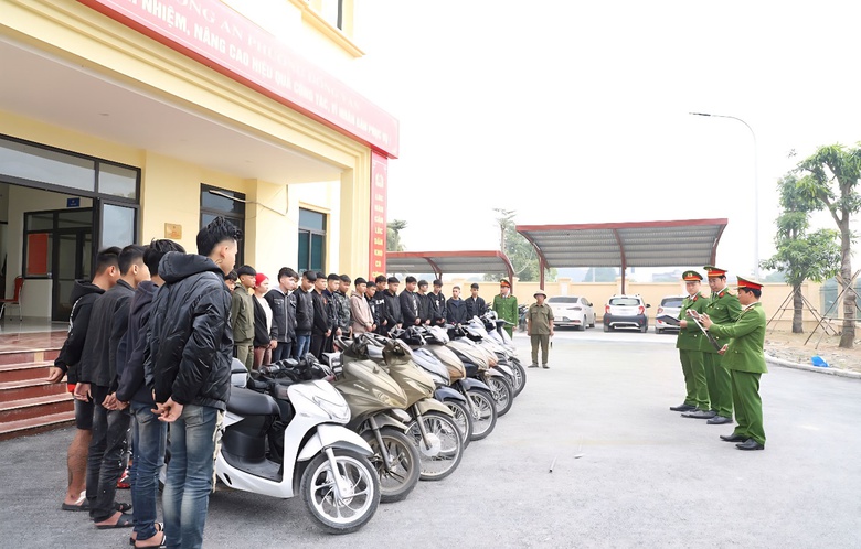 Ninh B&igrave;nh: Xử l&yacute; 27 đối tượng về h&agrave;nh vi g&acirc;y rối trật tự c&ocirc;ng cộng- Ảnh 1.