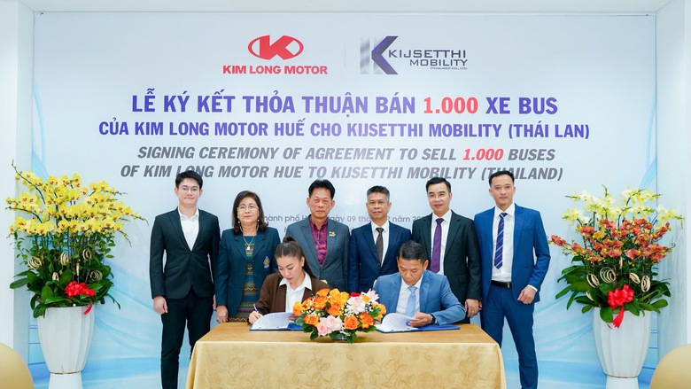 Kim Long Motor xuất khẩu 1.000 xe bus sang Th&aacute;i Lan- Ảnh 1.