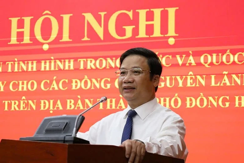 Trưởng ban Tuy&ecirc;n gi&aacute;o Tỉnh ủy Quảng B&igrave;nh xin nghỉ hưu trước tuổi- Ảnh 1.