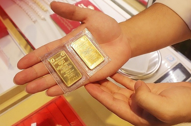 V&agrave;ng tăng "dựng đứng", gi&aacute; l&ecirc;n theo giờ- Ảnh 1.