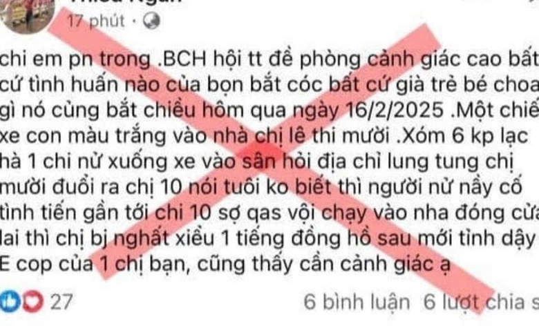 C&ocirc;ng an B&igrave;nh Thuận b&aacute;c th&ocirc;ng tin người đi &ocirc; t&ocirc; hỏi đường để bắt c&oacute;c- Ảnh 1.