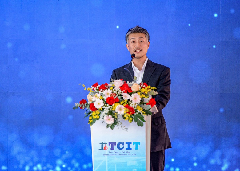 Cảng Quốc tế T&acirc;n Cảng - C&aacute;i M&eacute;p đ&oacute;n t&agrave;u của 4 tuyến dịch vụ đi Bắc Mỹ, ch&acirc;u &Acirc;u- Ảnh 4.
