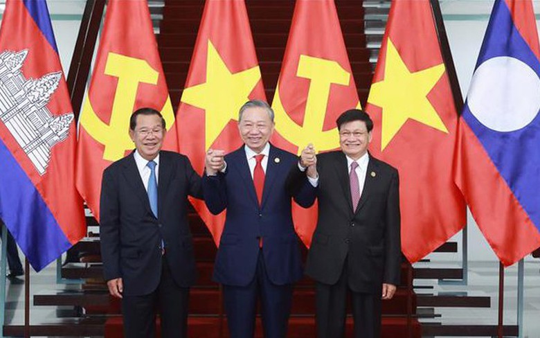 Tăng cường đo&agrave;n kết, gia tăng hiệu quả hợp t&aacute;c, kết nối Việt Nam - L&agrave;o - Campuchia