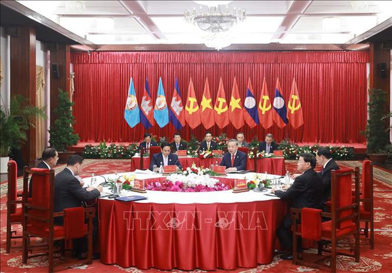 Tăng cường đo&agrave;n kết, gia tăng hiệu quả hợp t&aacute;c, kết nối Việt Nam - L&agrave;o - Campuchia- Ảnh 2.