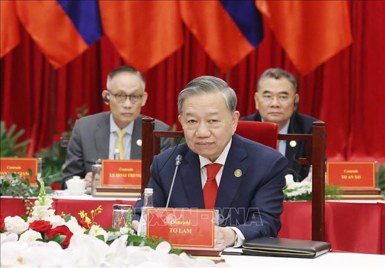 Tăng cường đo&agrave;n kết, gia tăng hiệu quả hợp t&aacute;c, kết nối Việt Nam - L&agrave;o - Campuchia- Ảnh 3.