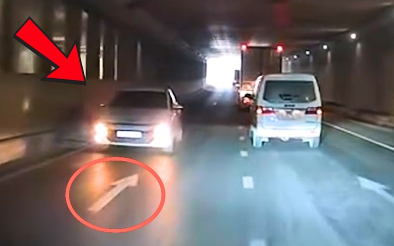 CSGT x&aacute;c minh &ocirc; t&ocirc; đi ngược chiều ở một trong những n&uacute;t giao lớn nhất miền Bắc- Ảnh 1.