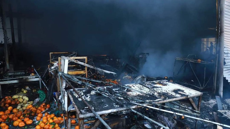 Ch&aacute;y chợ ở Tuy&ecirc;n Quang, tiểu thương kh&oacute;c r&ograve;ng- Ảnh 3.