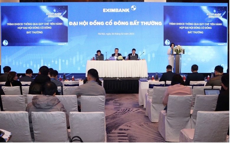 ĐHĐCĐ Eximbank: Bầu bổ sung 3 th&agrave;nh vi&ecirc;n ban kiểm so&aacute;t, th&ocirc;ng qua điều lệ sửa đổi- Ảnh 1.