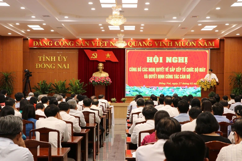 Danh s&aacute;ch l&atilde;nh đạo c&aacute;c sở ở Đồng Nai sau s&aacute;p nhập- Ảnh 1.