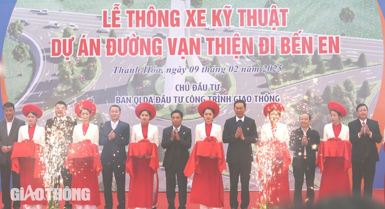 Th&ocirc;ng xe kỹ thuật hai tuyến đường ngh&igrave;n tỷ ở Thanh H&oacute;a- Ảnh 1.