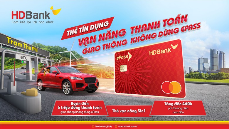 HDBank ePass 3in1 - Thẻ vạn năng cho chủ xe thời đại số- Ảnh 1. HDBank ePass 3in1 - Thẻ vạn năng cho chủ xe thời đại số- Ảnh 1.
