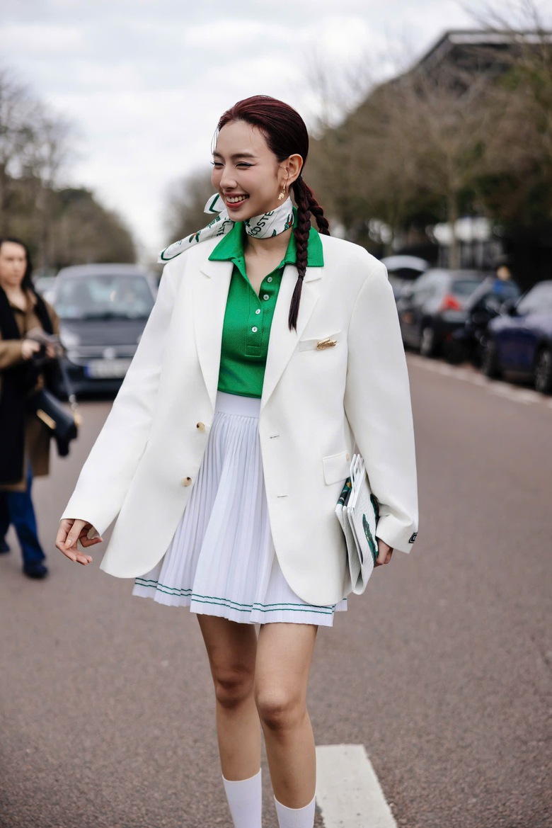 Hoa hậu Th&ugrave;y Ti&ecirc;n hội ngộ d&agrave;n sao quốc tế tại Paris sau l&ugrave;m x&ugrave;m quảng c&aacute;o kẹo KERA- Ảnh 5.